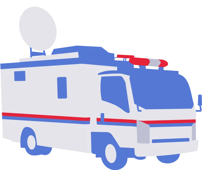 通信衛星車